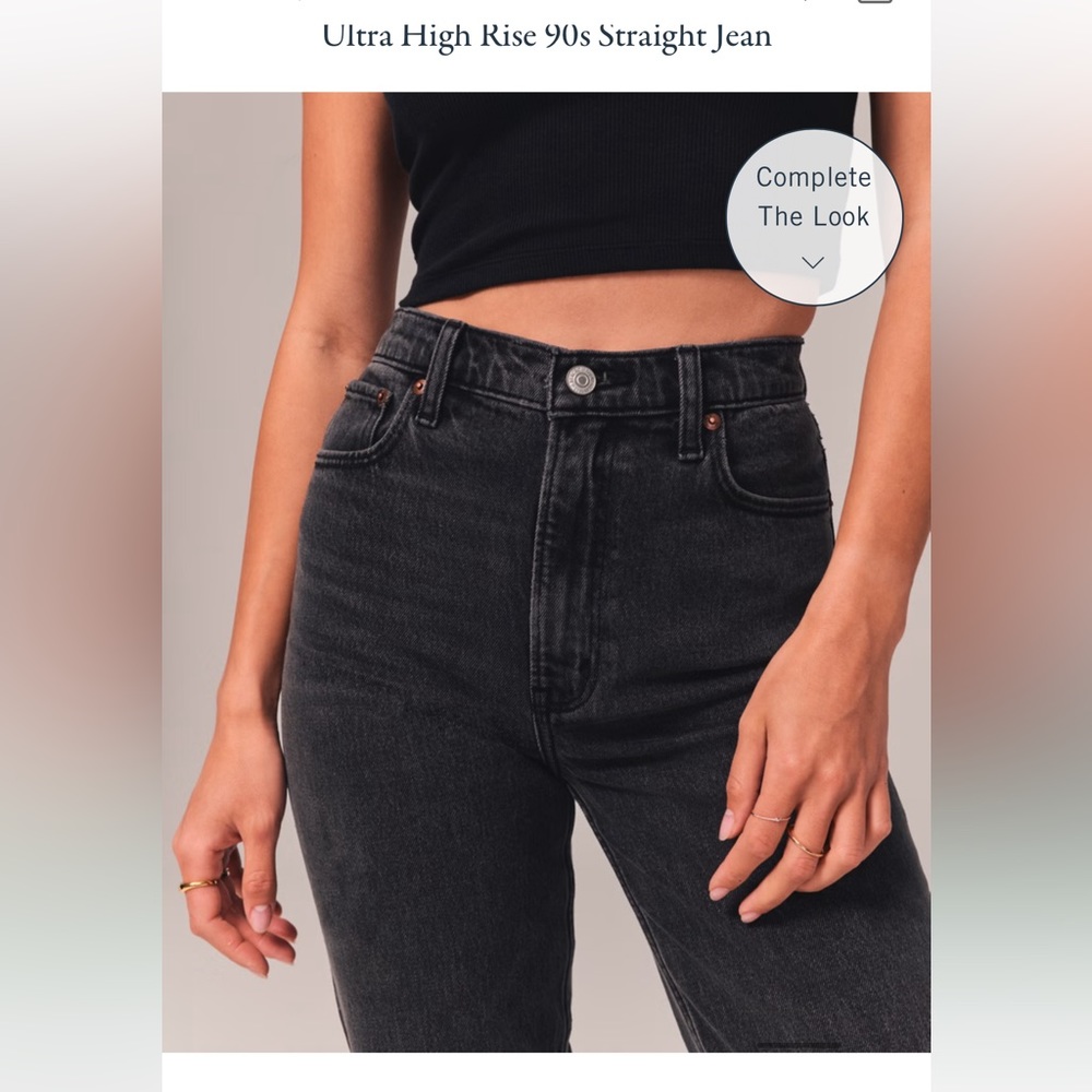 Abercrombie 90s straight jeans